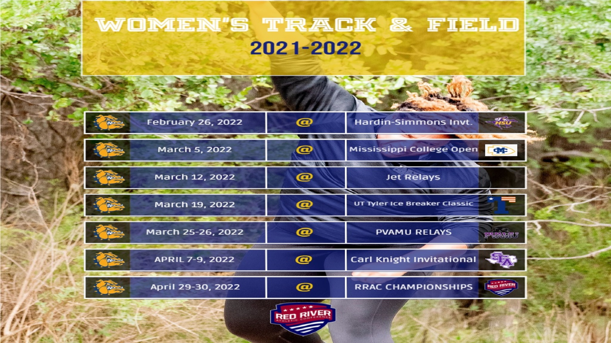 Women's Track and Field Seek Repeat as RRAC Champions