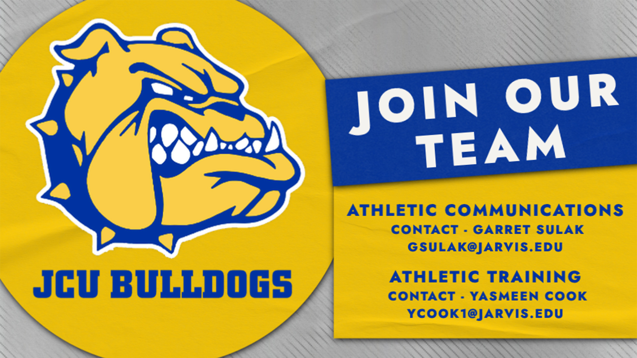 JCU athletics to offer student worker positions