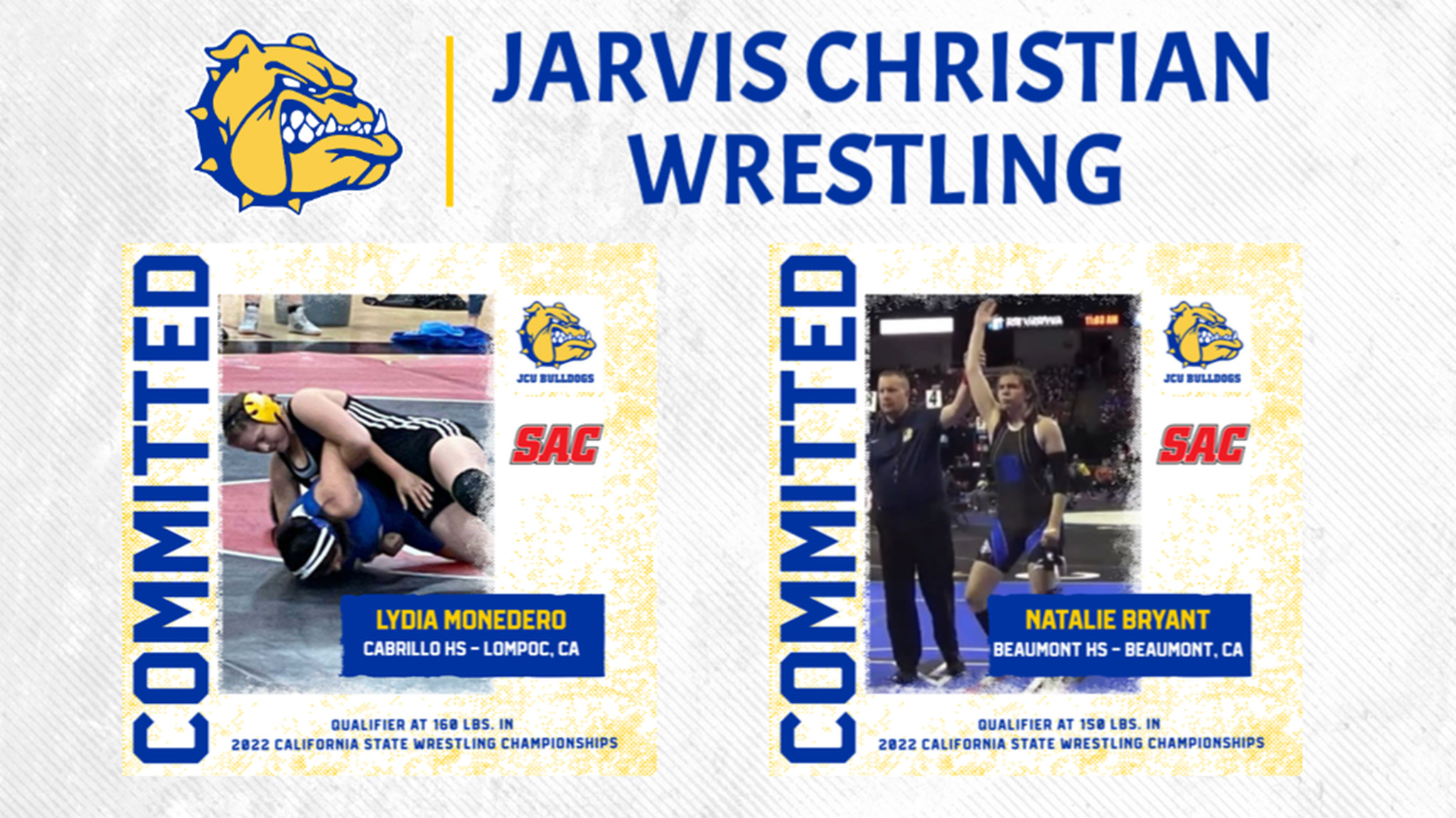 Women's wrestling inks two commits from California